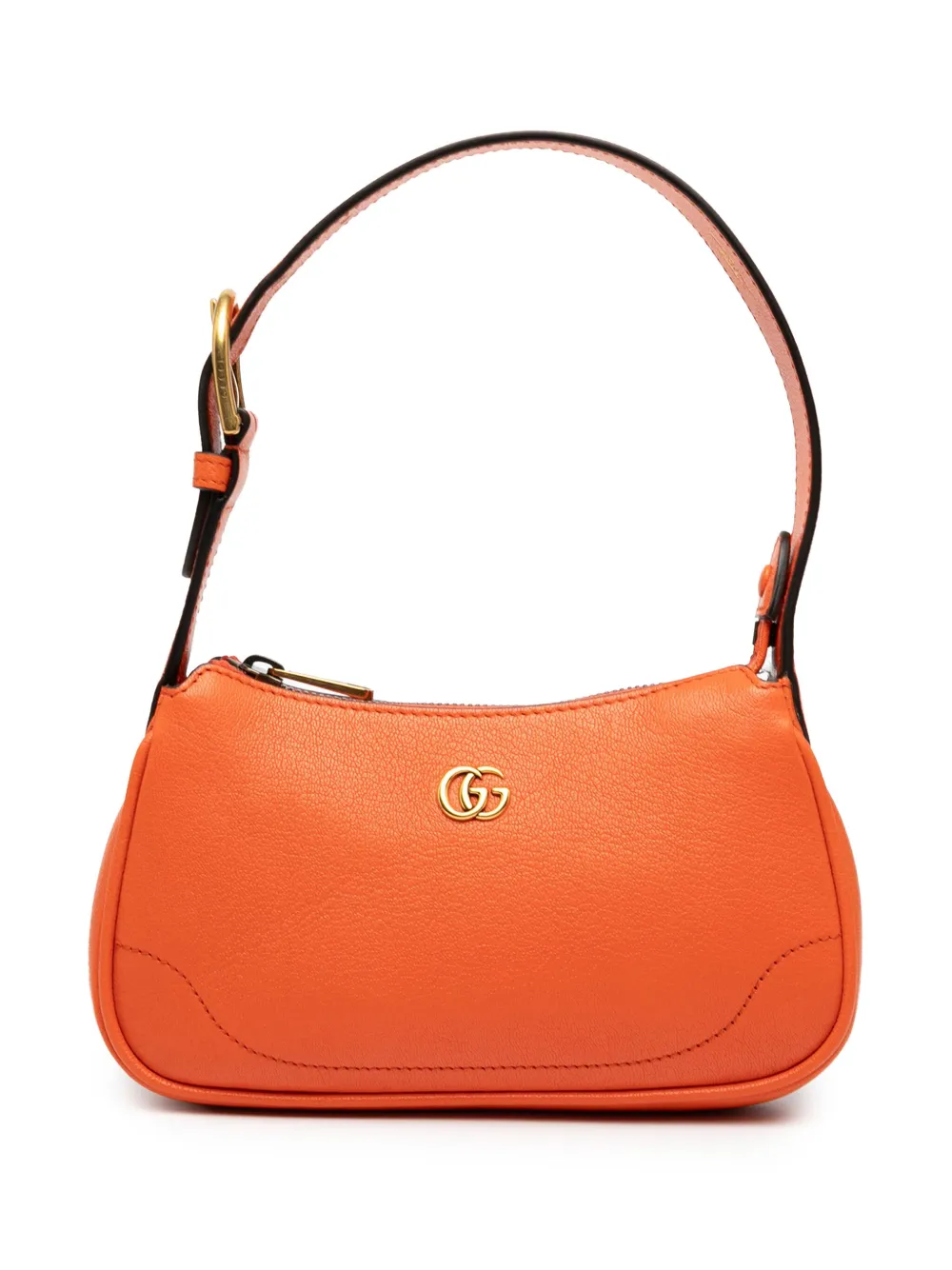 Gucci Pre-Owned 2016-2025 Mini Leather Aphrodite shoulder bag - オレンジ Gucci Pre-Owned 2016-2025 Mini Leather Aphrodite shoulder bag - オレンジ