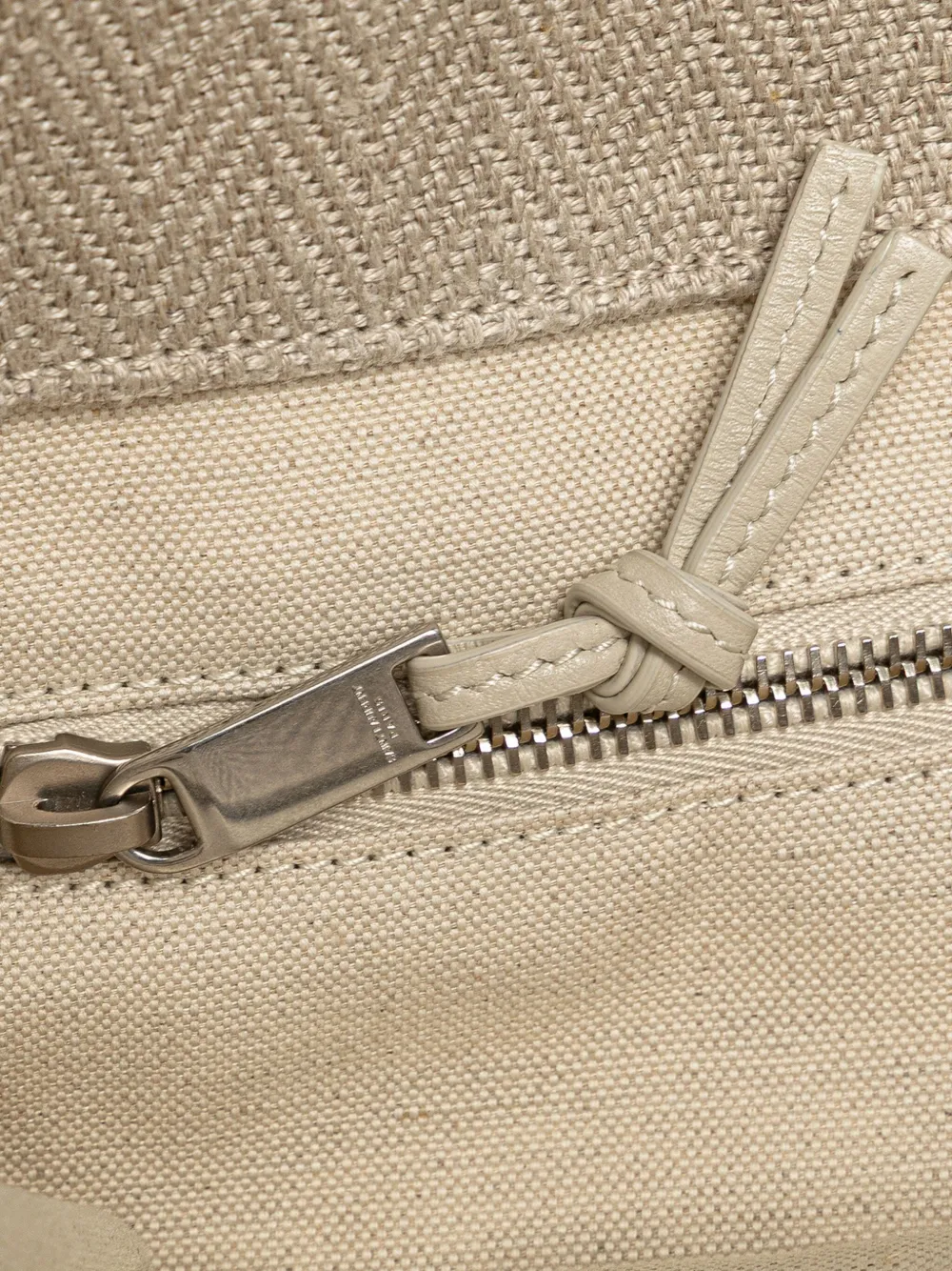 Pre-owned Saint Laurent 2022 Canvas Rive Gauche North South Tote Bag In Brown