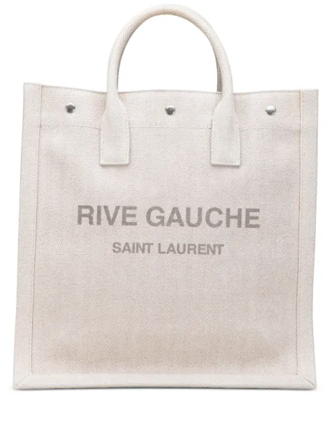 Saint Laurent Pre-Owned 2022 Canvas Rive Gauche North South tote bag