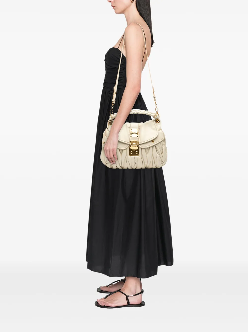 Miu Miu Pre-Owned 2010 Matelasse Nappa Coffer satchel | Pre-owned | Image 2