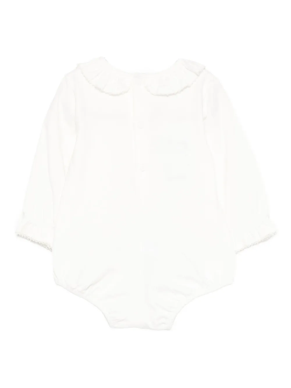 Paz Rodriguez ruffled babygrow - Wit