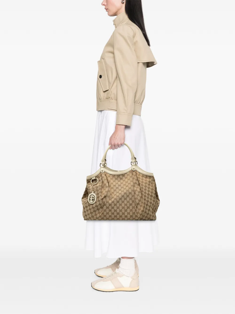 Gucci Pre-Owned 2000-2015 Large GG Canvas Sukey tote bag | Pre-Owned | Image 2