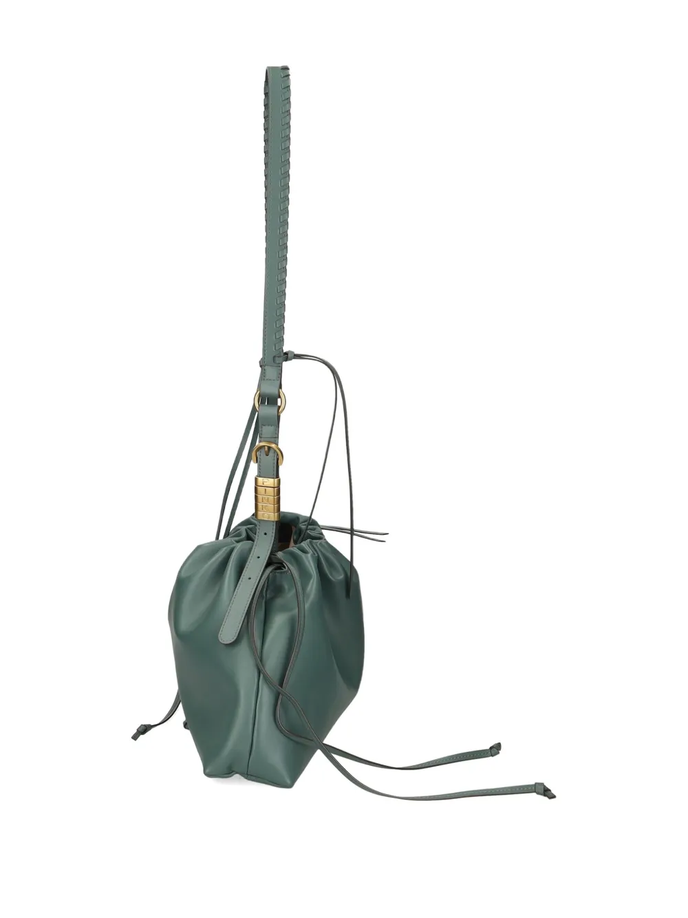 PINKO drawstring-fastening shoulder bag - Groen
