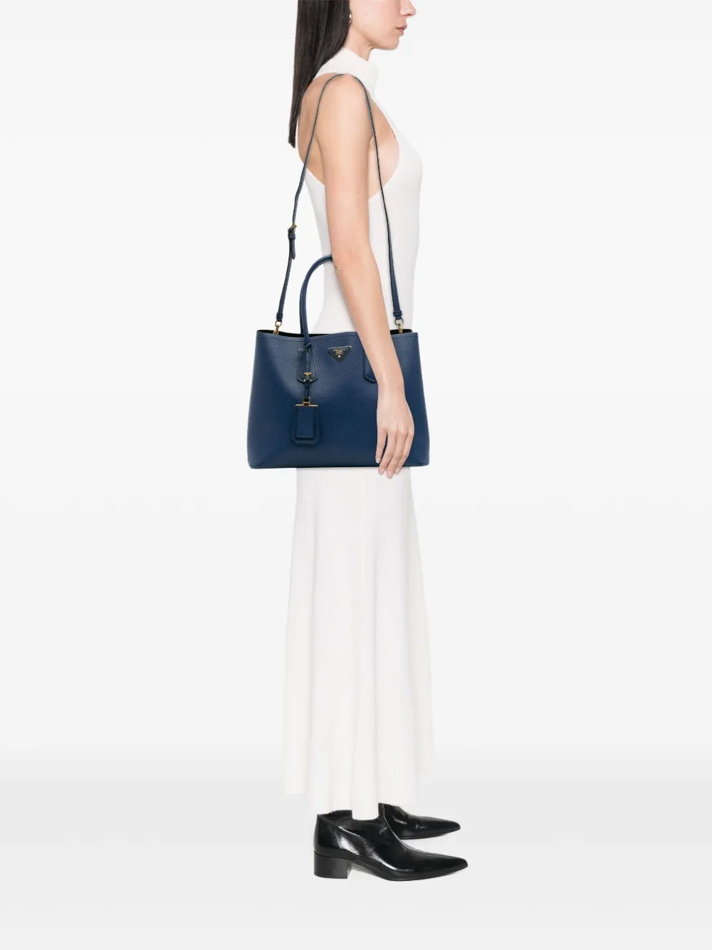 Prada Pre-Owned 2010-2025 Large Saffiano Cuir Double satchel | Pre-Owned | Image 2