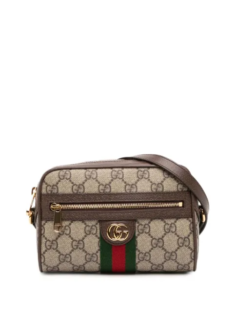 Gucci Pre-Owned 2016-2025 Mini GG Supreme Web Ophidia crossbody bag