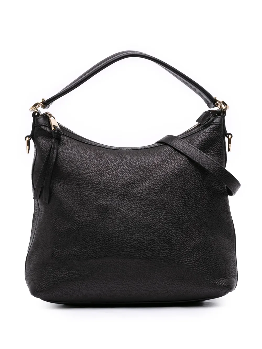 Gucci Pre-Owned 2016-2025 スモール グレインカーフ ミス GG サッチェルバッグ - ブラック