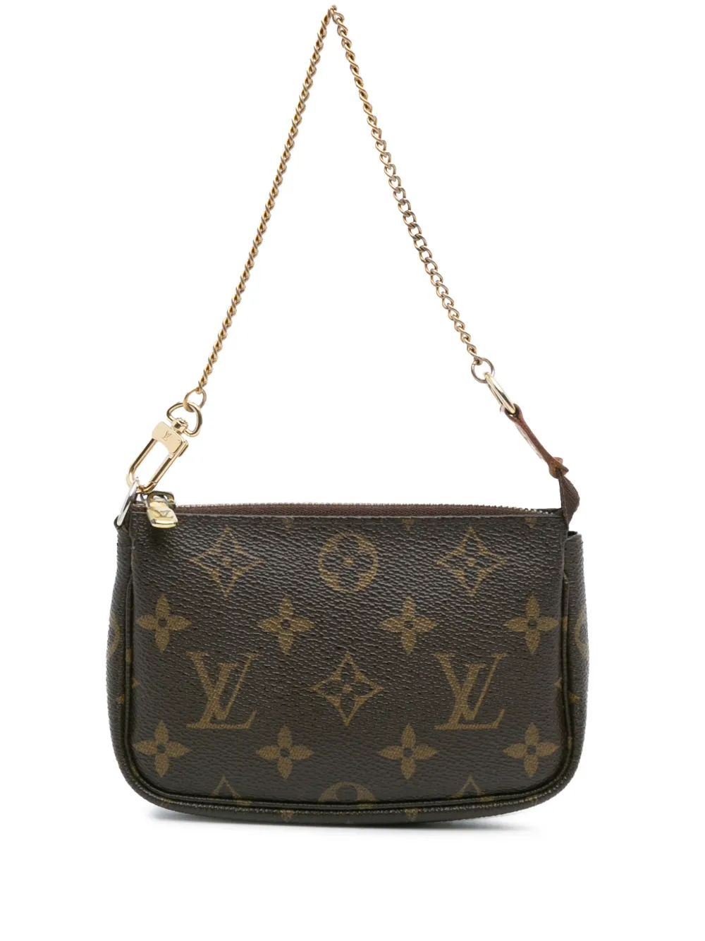 Louis Vuitton Pre-Owned 2007 モノグラム ミニ ポシェット アクセソワール ハンドバッグ - ブラウン Louis Vuitton Pre-Owned 2007 モノグラム ミニ ポシェット アクセソワール ハンドバッグ - ブラウン