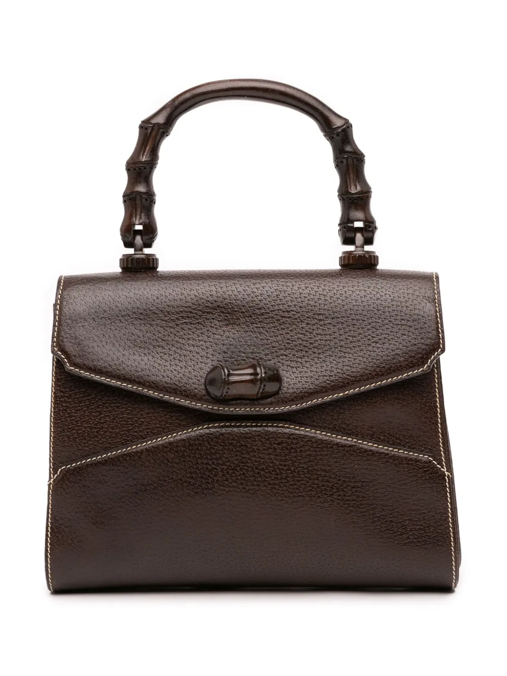 Gucci Pre-Owned 20th Century Leather Bamboo handbag | Brown | Image 1