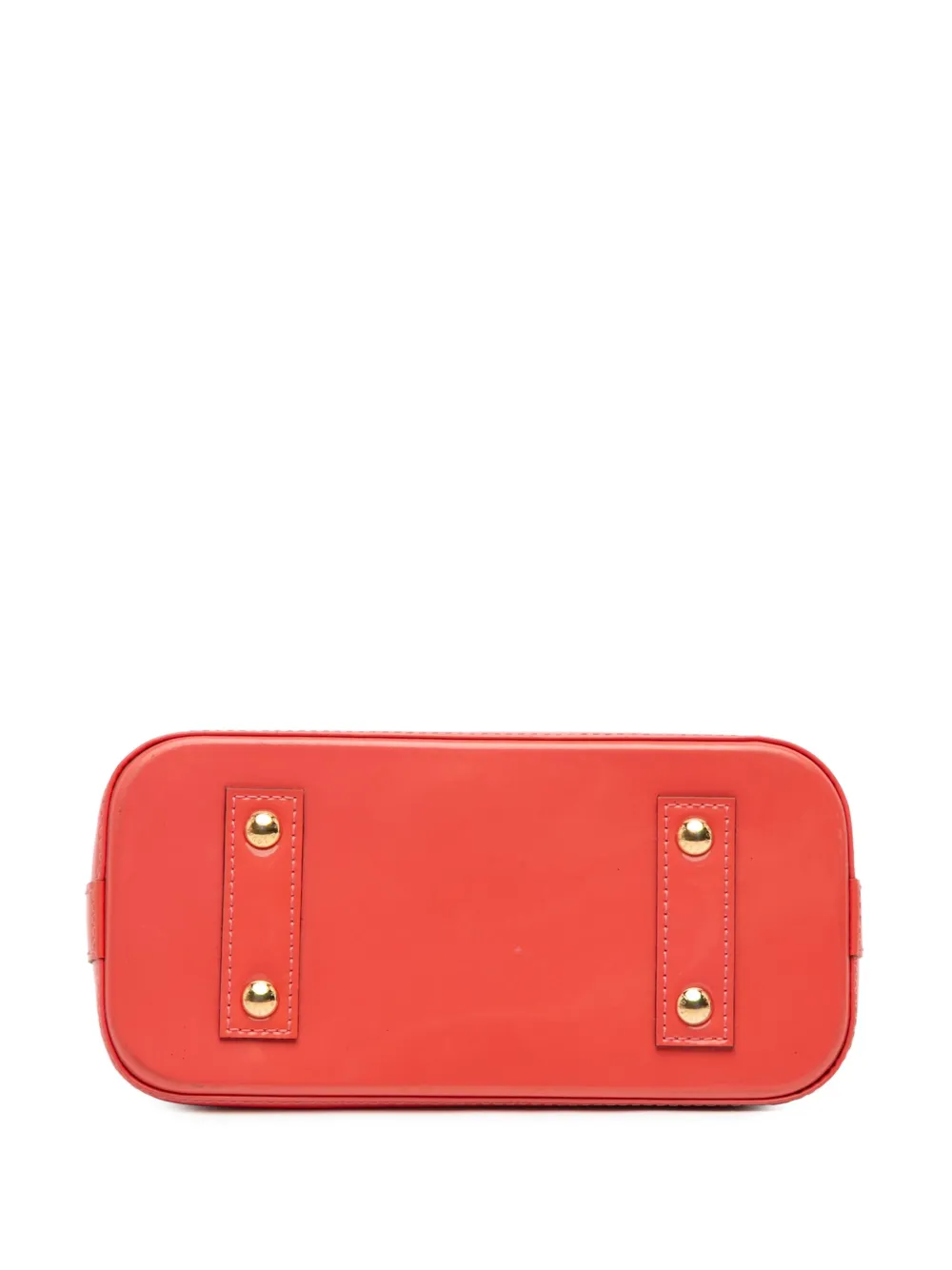 Pre-owned Louis Vuitton 2015 Monogram Vernis Alma Bb Satchel In Pink