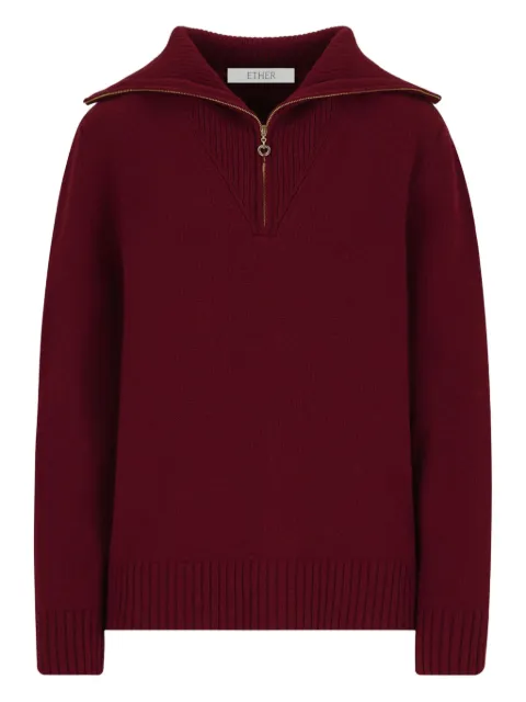 ETHER Alasia zip sweater