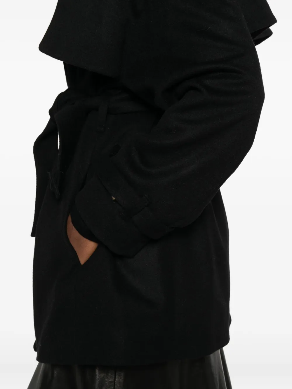 Raquel Diniz Enea Belted Coat In Multi