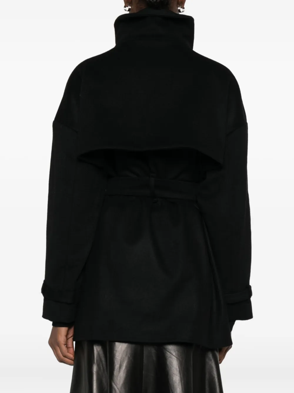 Raquel Diniz Enea Belted Coat In Multi