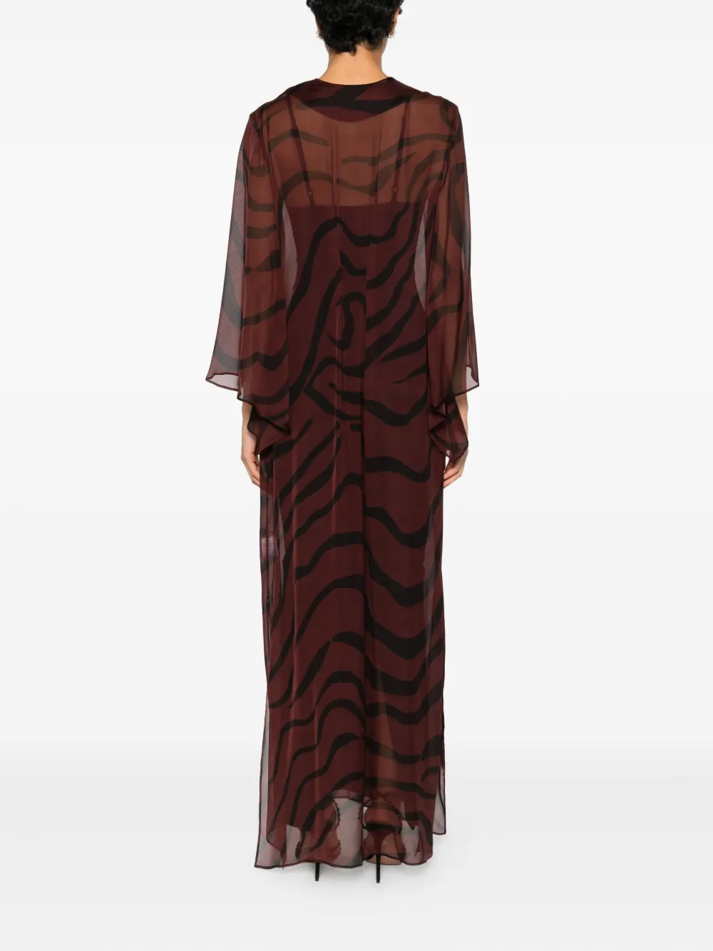 Raquel Diniz Beleza maxi-jurk met print Rood