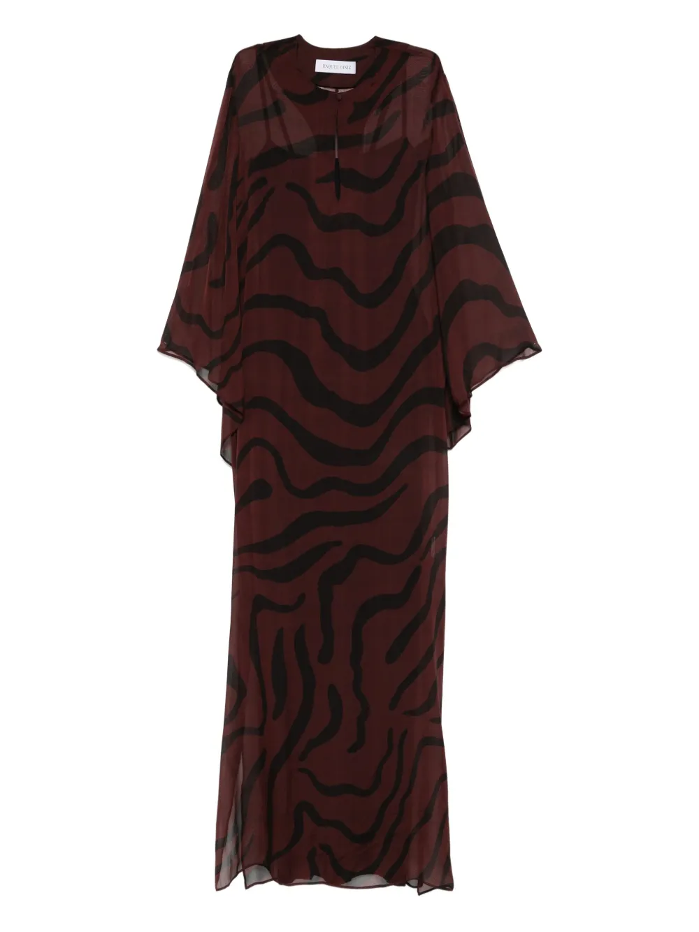 Raquel Diniz Beleza printed maxi dress - Rot