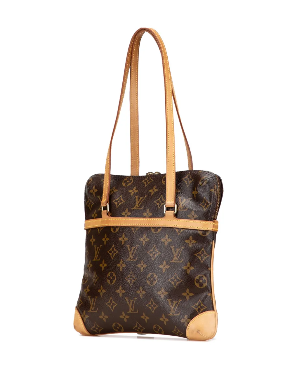 Pre-owned Louis Vuitton 2004 Monogram Coussin Gm Shoulder Bag In Brown