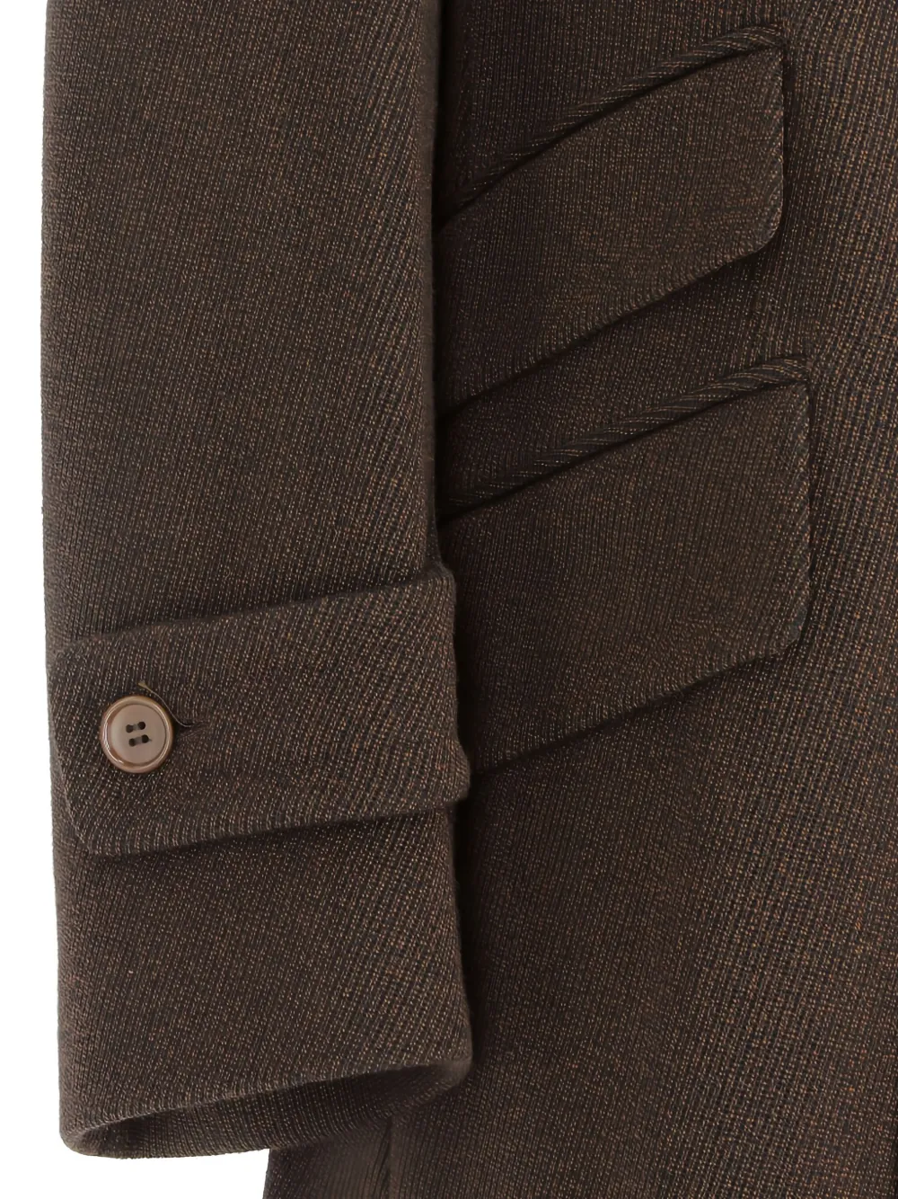 Pre-owned Romeo Gigli 双排扣外套（1990年代典藏款） In Brown