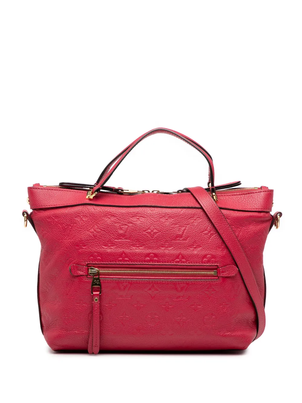 Louis Vuitton Pre-Owned 2015 モノグラム アンプラント バスティーユ PM サッチェルバッグ - レッド Louis Vuitton Pre-Owned 2015 モノグラム アンプラント バスティーユ PM サッチェルバッグ - レッド