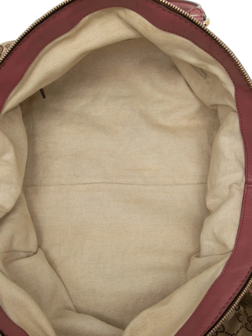 Pre-owned Gucci 2000-2015 Gg Canvas Sukey Satchel In Brown