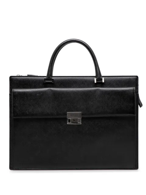 Burberry Pre-Owned 2000-2017 Leather business bag