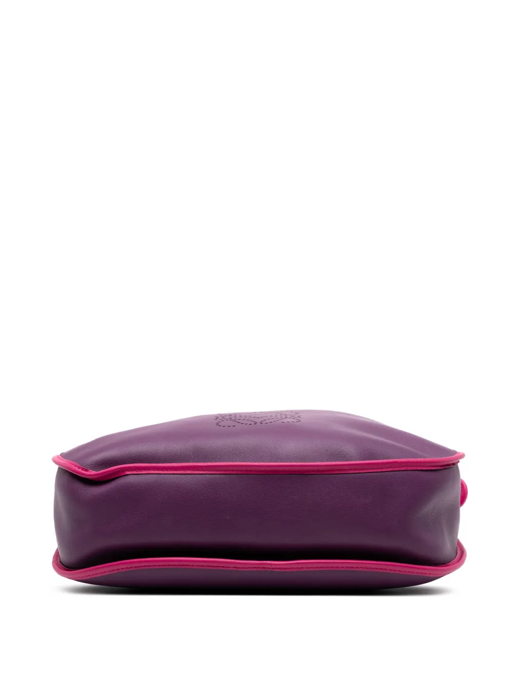 Pre-owned Loewe 2013 Leather Anagram Sofia Crossbody Bag In Pink