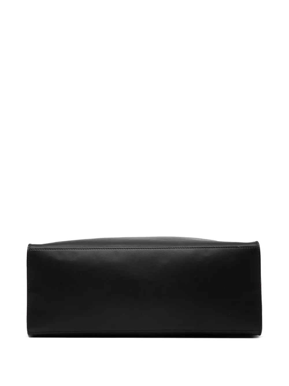 Pre-owned Fendi 2010-2025 Leather Lui Urban Briefcase Business Bag In Black