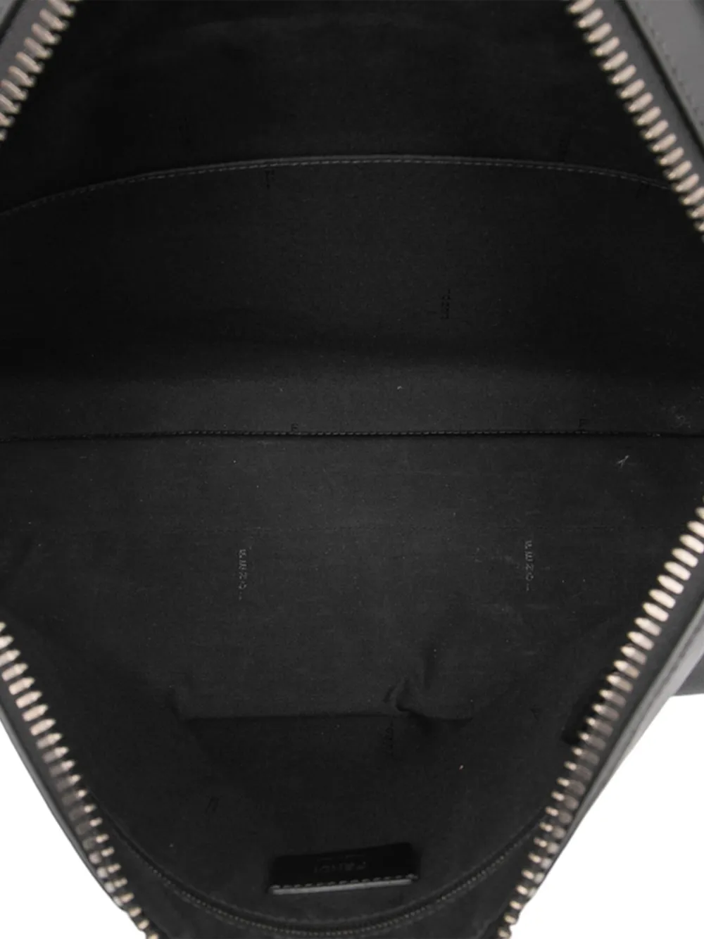 Pre-owned Fendi 2010-2025 Leather Lui Urban Briefcase Business Bag In Black
