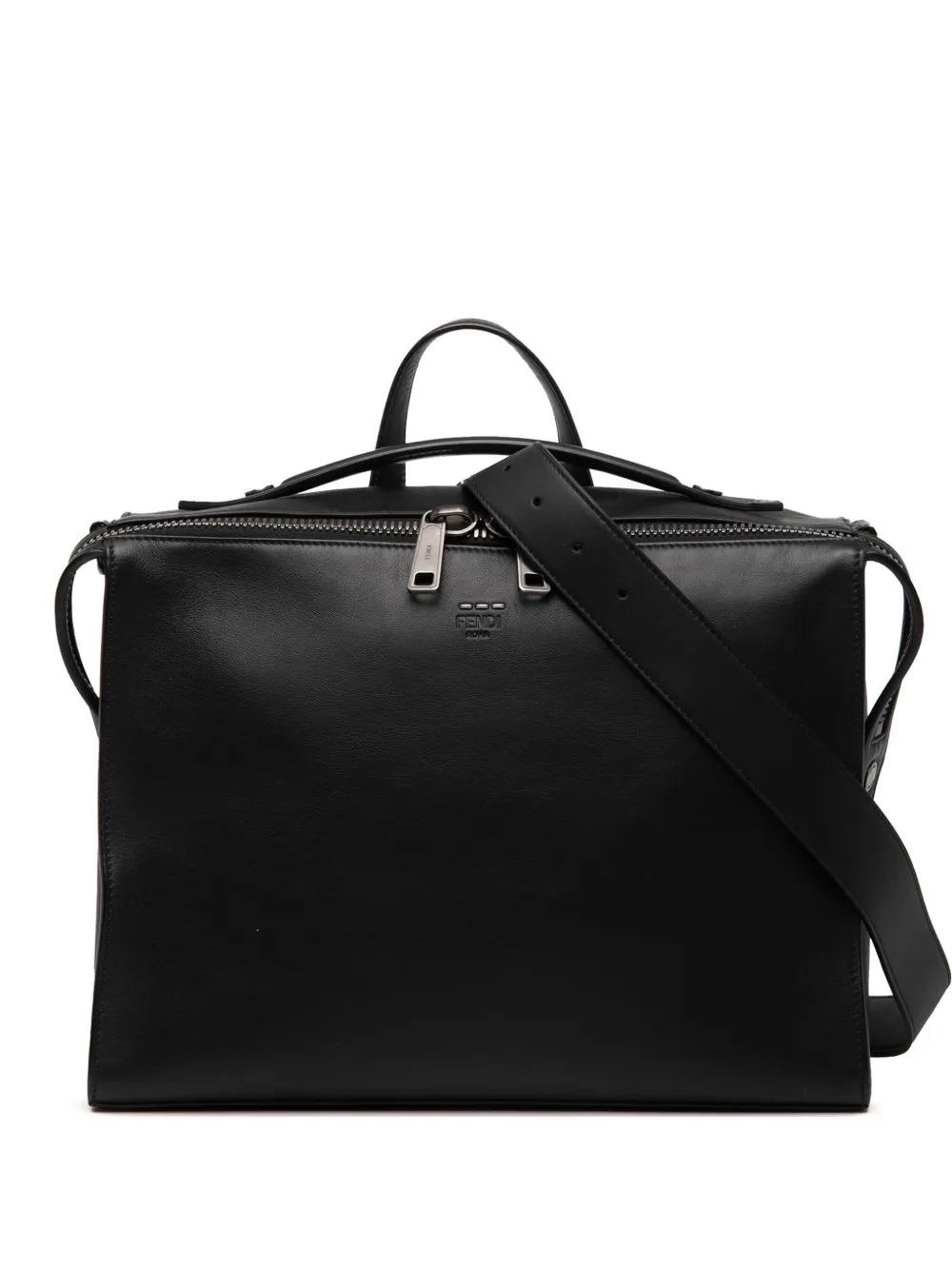 Fendi Pre-Owned 2010-2025 Leather Lui Urban Briefcase business bag - Nero