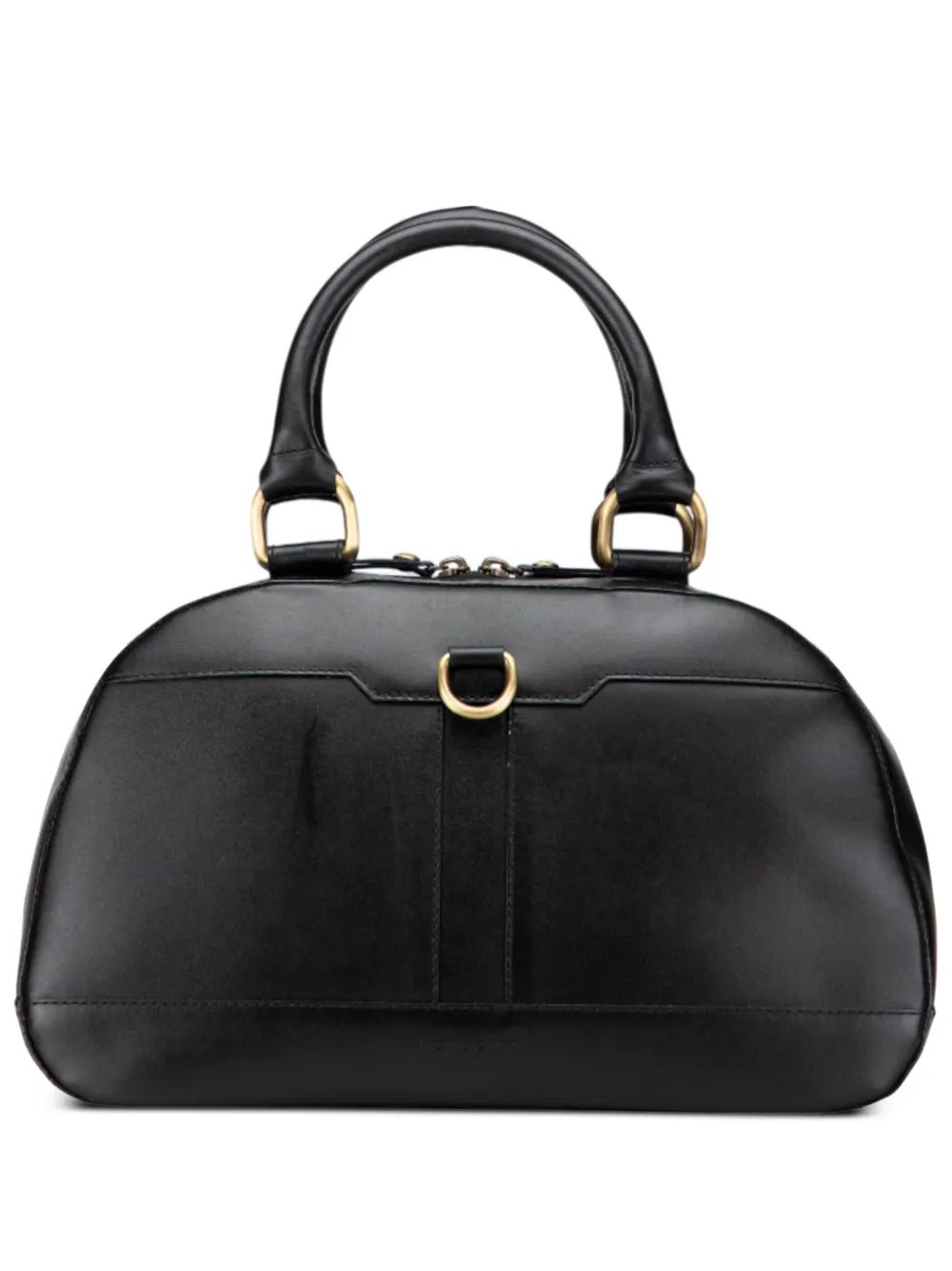 Burberry Pre-Owned 2000-2017 Medium Leather Dome handbag - Nero
