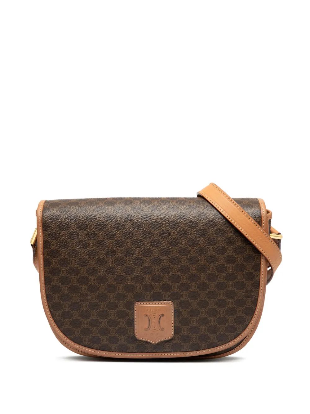 Celine Pre-Owned bolsa crossbody Macadam Coated Canvas 2014 | marrón | Image 1