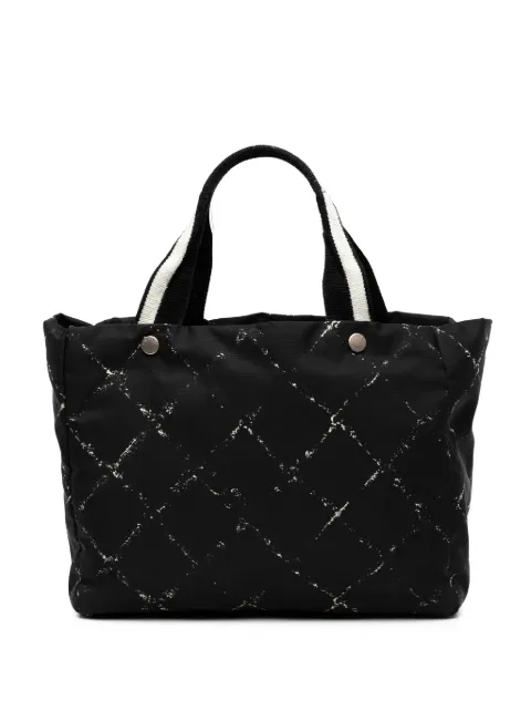 CHANEL Pre-Owned 2000-2002 Old Travel Line Nylon tote bag