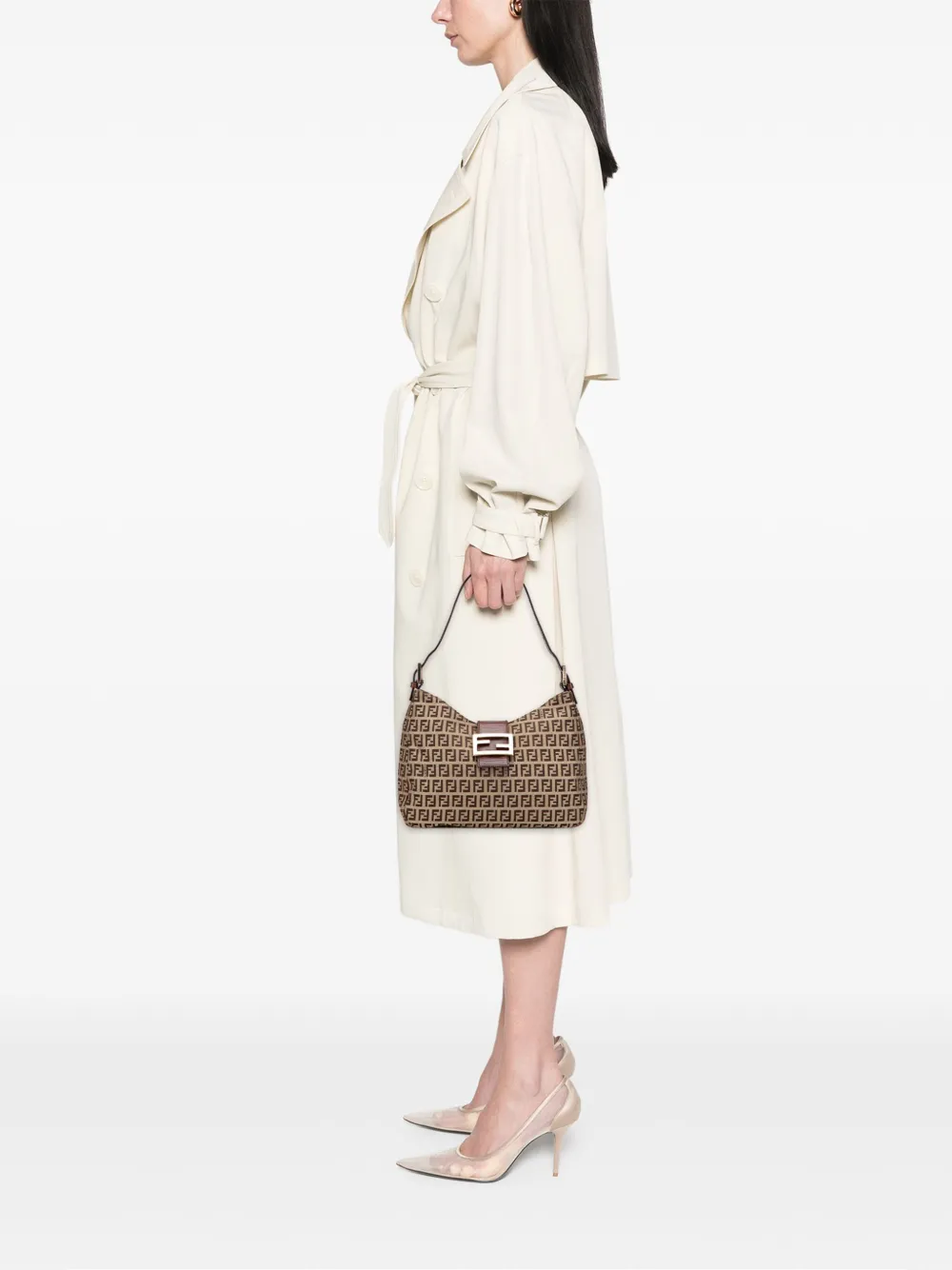 Fendi Pre-Owned 2000-2010 Zucchino Canvas shoulder bag | Pre-Owned | Image 2