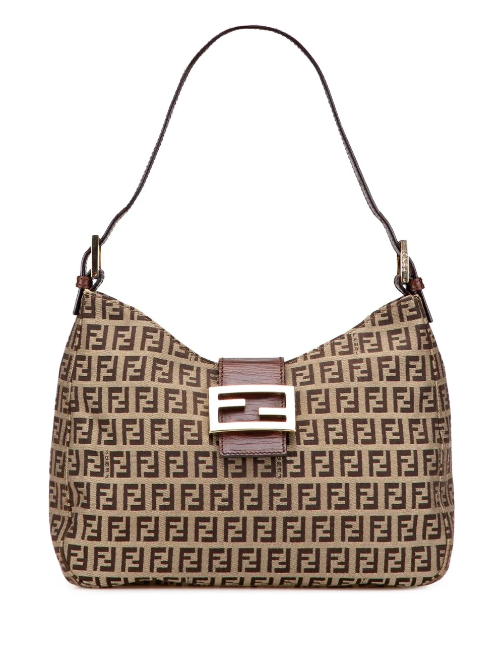 Fendi Pre-Owned 2000-2010 Zucchino Canvas shoulder bag | Brown | Image 1