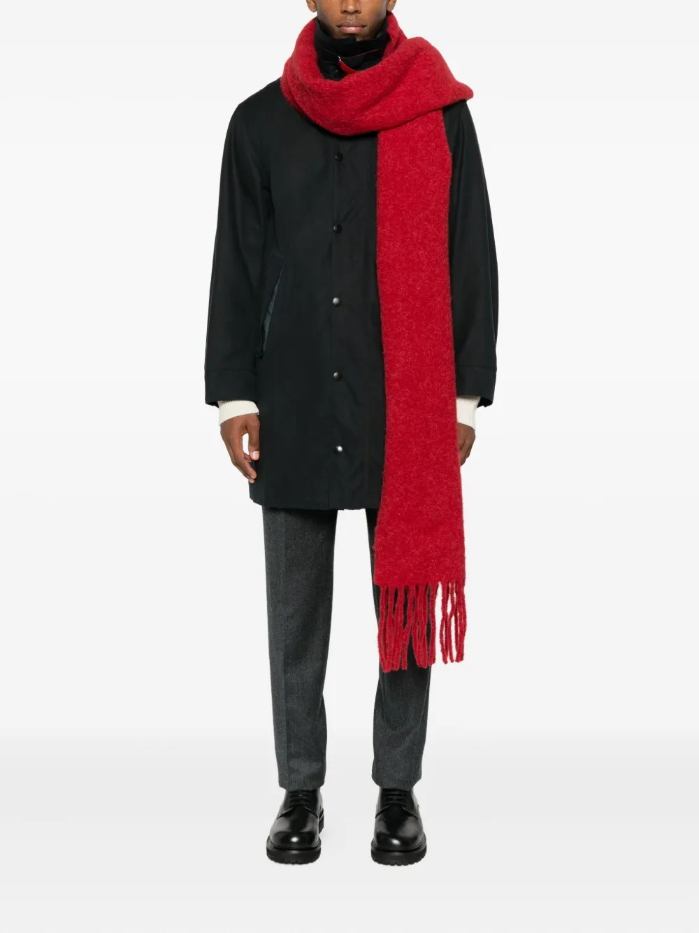 Barbour x Paul Smith corduroy-collar coat | Single Breasted Coats | Image 2