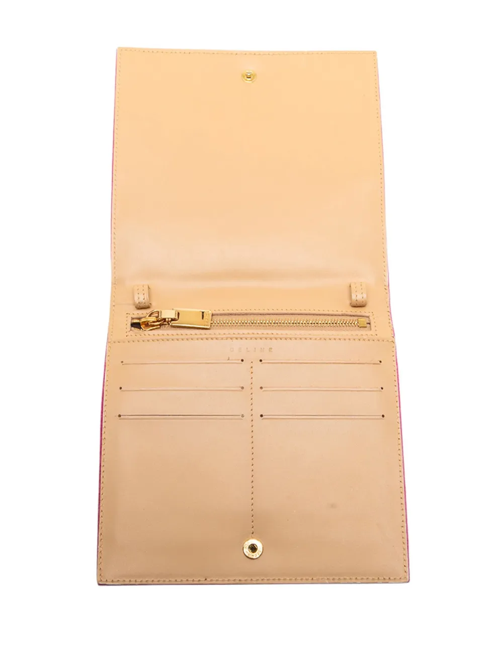 Pre-owned Celine 2000 C Macadam Suede Crossbody Bag In Pink