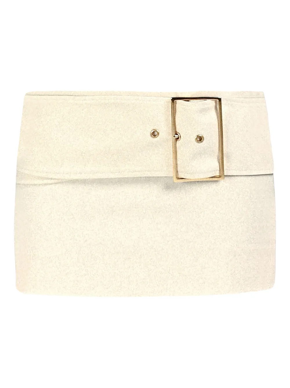 Rowen Rose Belted Mini Skirt In Neutral