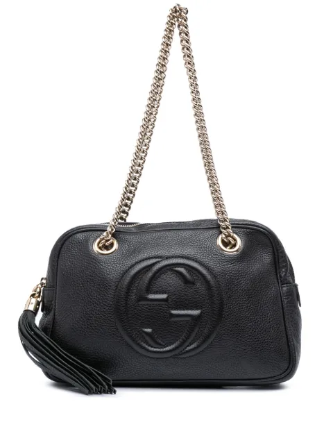 Gucci Pre-Owned 2016-2025 Pebbled Leather Soho Chain Zip shoulder bag