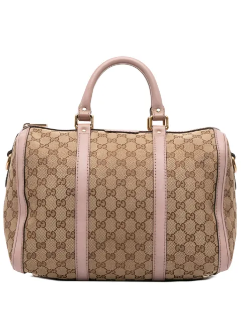 Gucci Pre-Owned 2016-2025 Medium GG Canvas Joy Boston Bag satchel