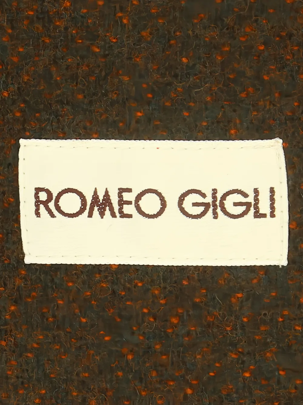 Romeo Gigli Pre-Owned 1990s シングルコート | オレンジ | FARFETCH JP