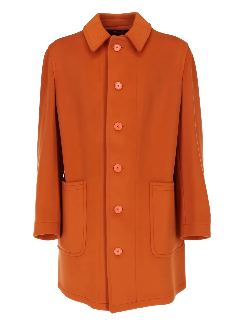Romeo Gigli Pre-Owned 1990s single-breasted coat | Orange | Image 1