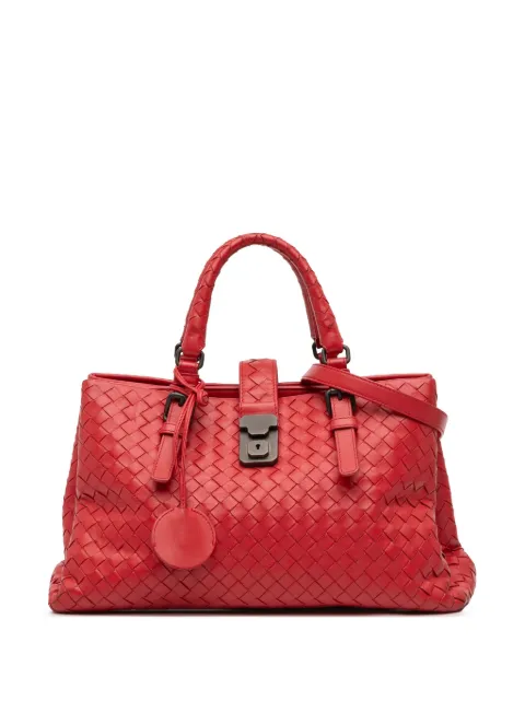 Bottega Veneta Pre-Owned 2012-2025 Small Nappa Intrecciato Roma satchel
