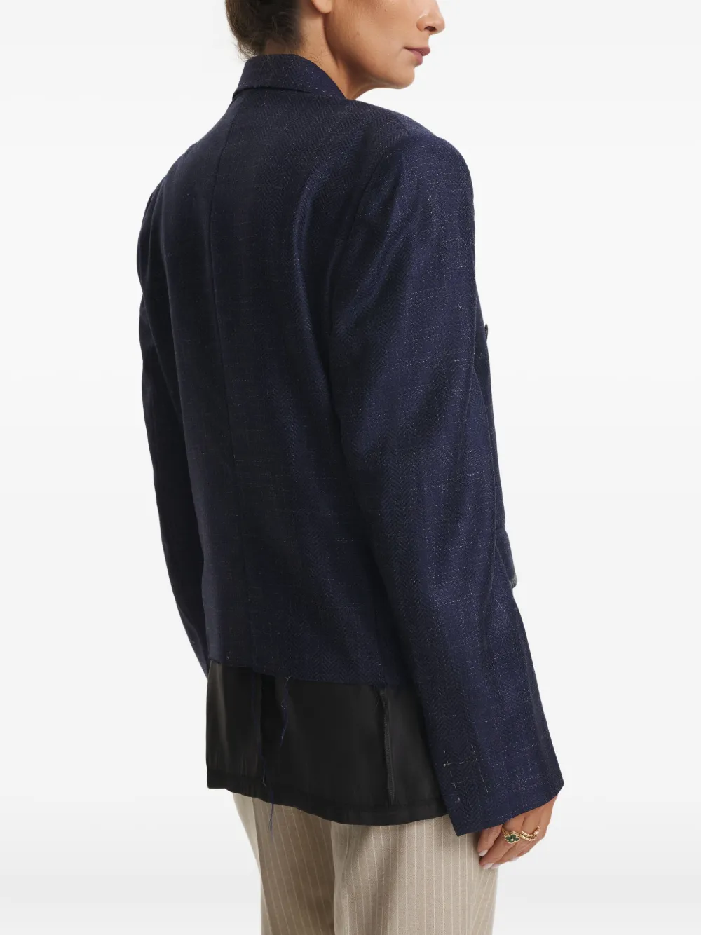 Cuanna Margie Double-breasted Blazer In Blue