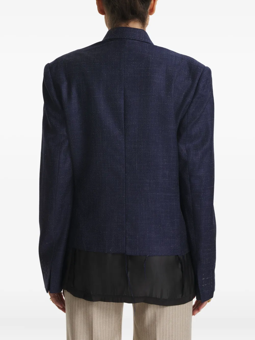 Cuanna Margie Double-breasted Blazer In Blue