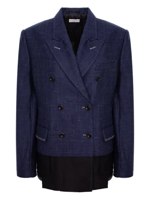 CuAnna Margie double-breasted blazer