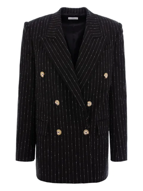 CuAnna BETTY pinstripe-pattern double-breasted blazer