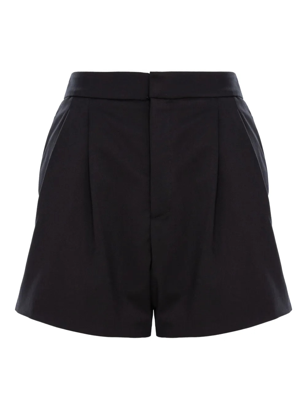 Cuanna Isabel Pleated Shorts In Black