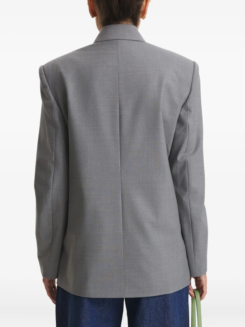 Cuanna Lima Double-breasted Blazer In Gray