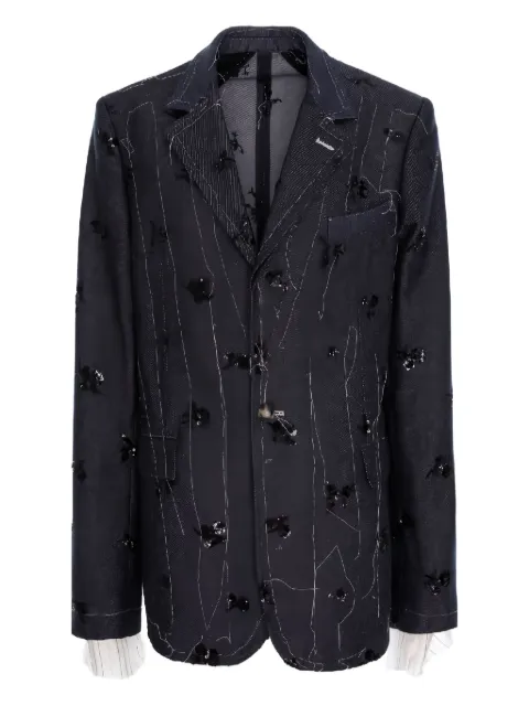 CuAnna sequin-embellished blazer