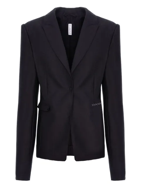 CuAnna Blazer con cuciture a contrasto