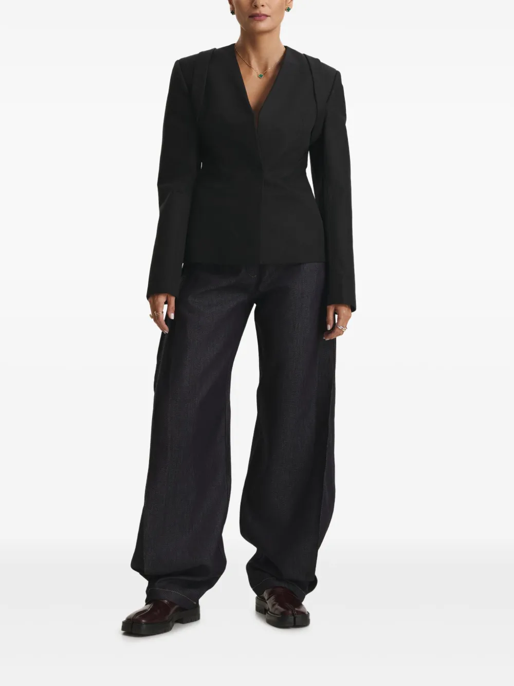 Cuanna Lara Cross-back Jacket In Black