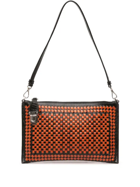 Prada Pre-Owned bolsa de hombro Woven Goatskin Madras 2000-2025